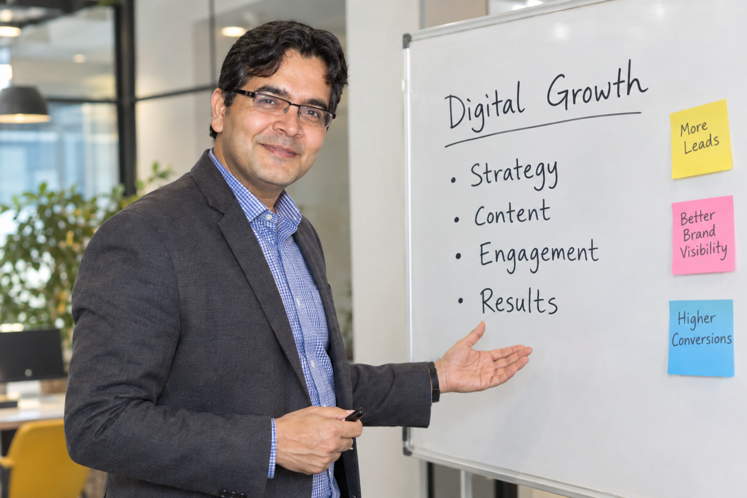 Vikram Chaudhary, founder of Marketing4You